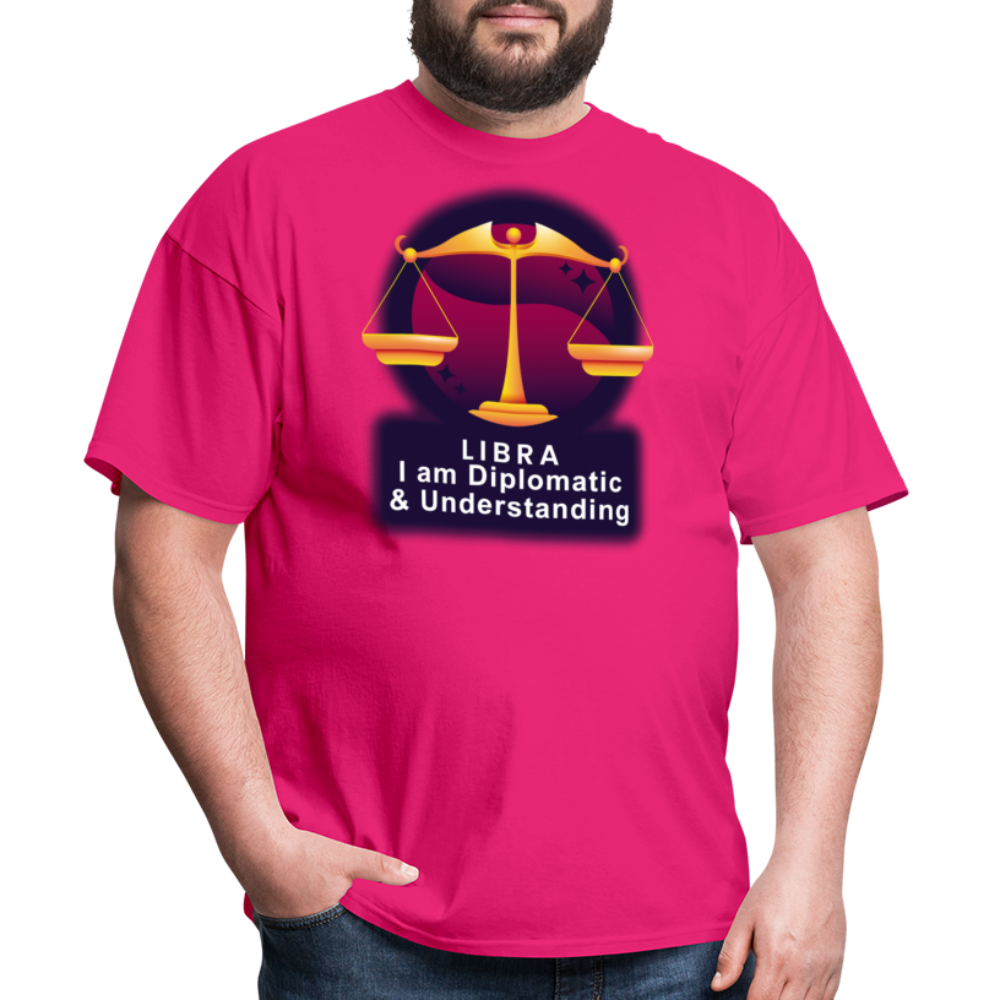 Men's Glow Libra Classic T-Shirt - fuchsia