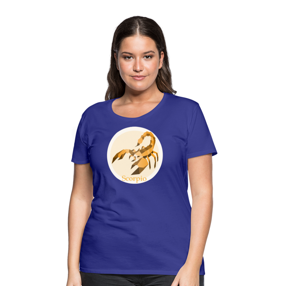 Women’s Mosaic Scorpio Premium T-Shirt - royal blue