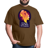 Thumbnail for Men's Glow Gemini Classic T-Shirt - brown