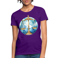 Thumbnail for Women's Mythical Libra T-Shirt - purple