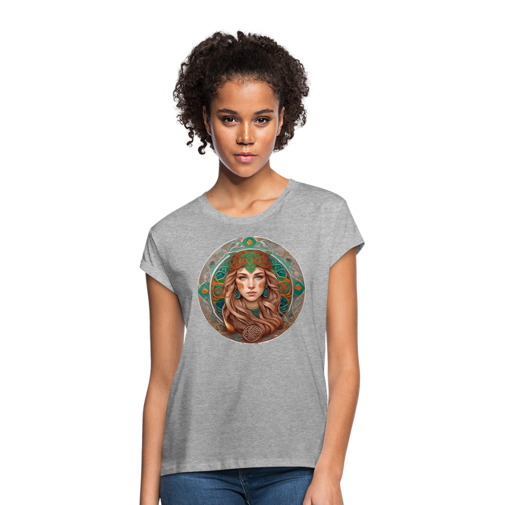 Women's Mythical Virgo Relaxed Fit T-Shirt - heather gray