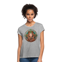 Thumbnail for Women's Mythical Virgo Relaxed Fit T-Shirt - heather gray