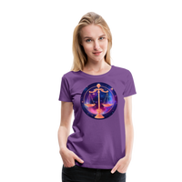 Thumbnail for Women’s Magic Libra Premium T-Shirt - purple