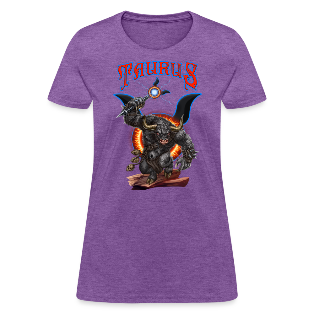 Women's Astral Taurus T-Shirt - purple heather