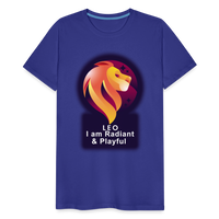 Thumbnail for Men's Glow Leo Premium T-Shirt - royal blue