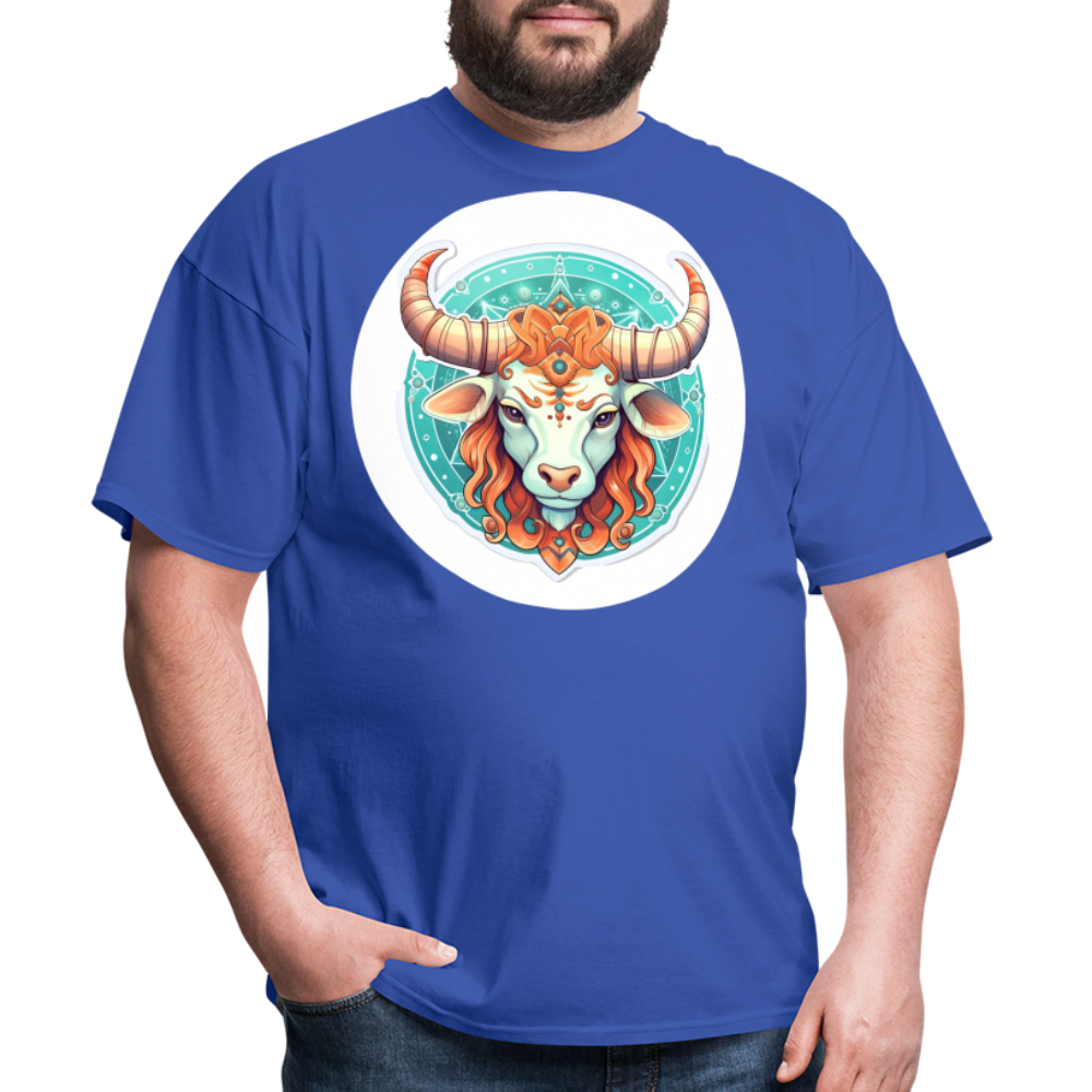 Men's Symbol Taurus Classic T-Shirt - royal blue