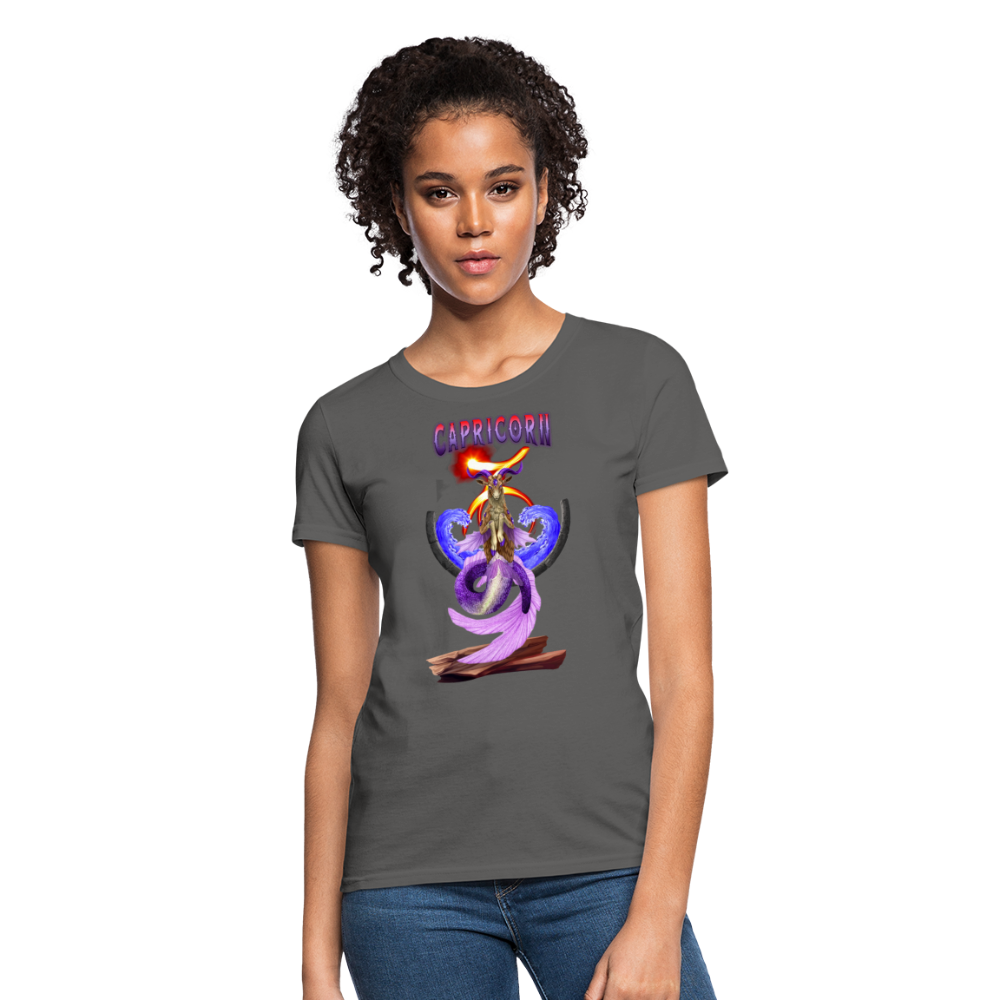 Astral Capricorn Women's T-Shirt - charcoal