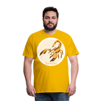 Thumbnail for Men's Mosaic Scorpio Premium T-Shirt - sun yellow