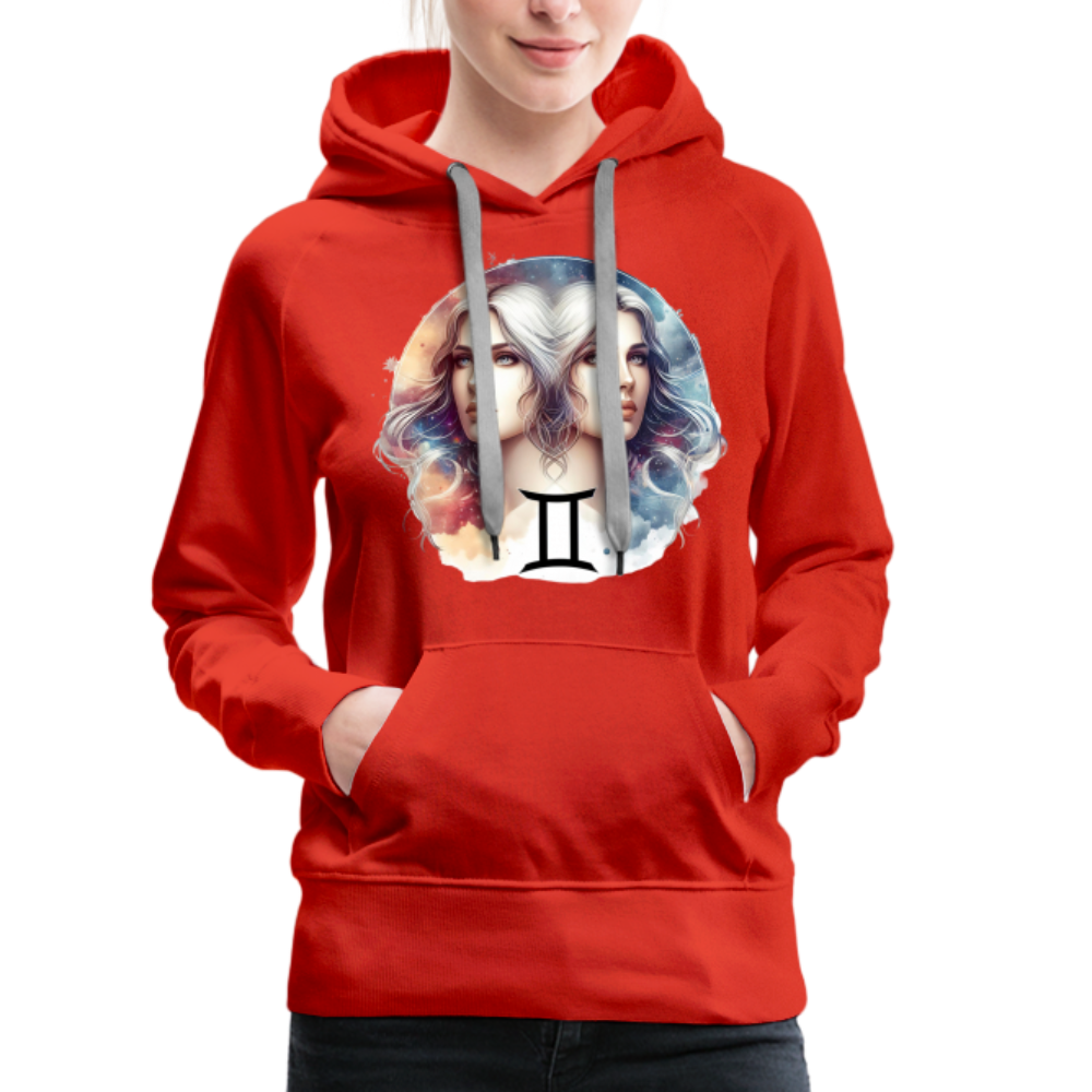 Women’s Mythical Gemini Premium Hoodie - red