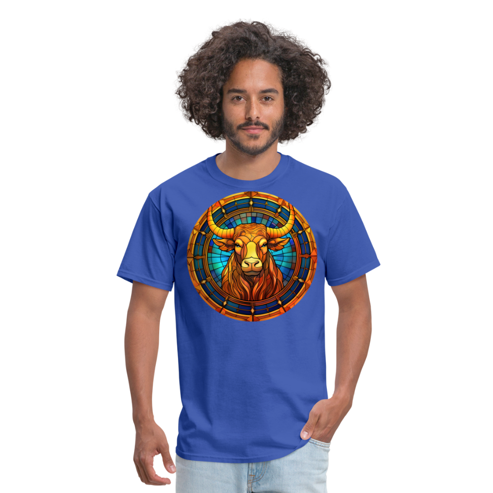 Men's Mosaic Taurus Classic T-Shirt - royal blue