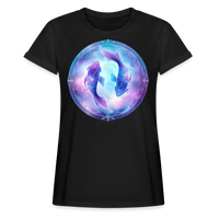 Thumbnail for Women's Classic Pisces Relaxed Fit T-Shirt - black