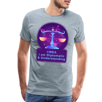 Thumbnail for Men's Neon Libra Premium T-Shirt - heather ice blue