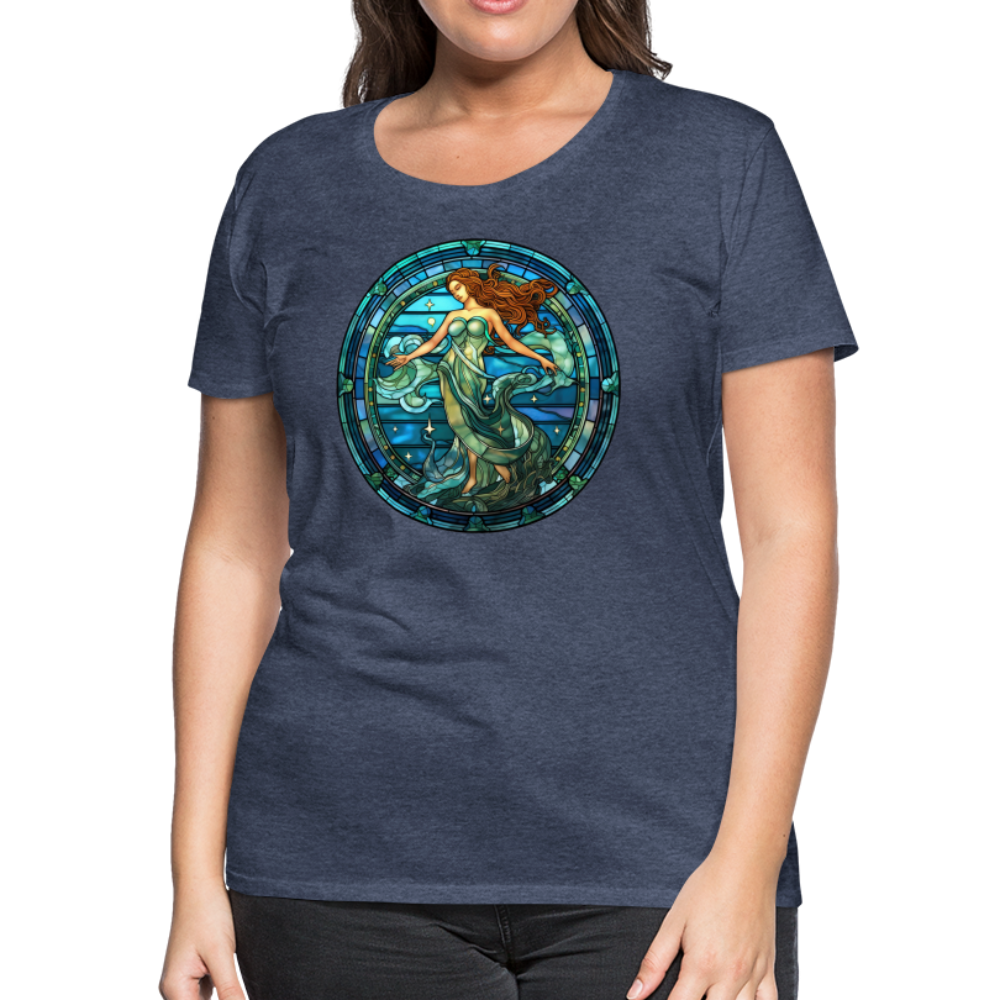 Women’s Mosaic Aquarius Premium T-Shirt - heather blue