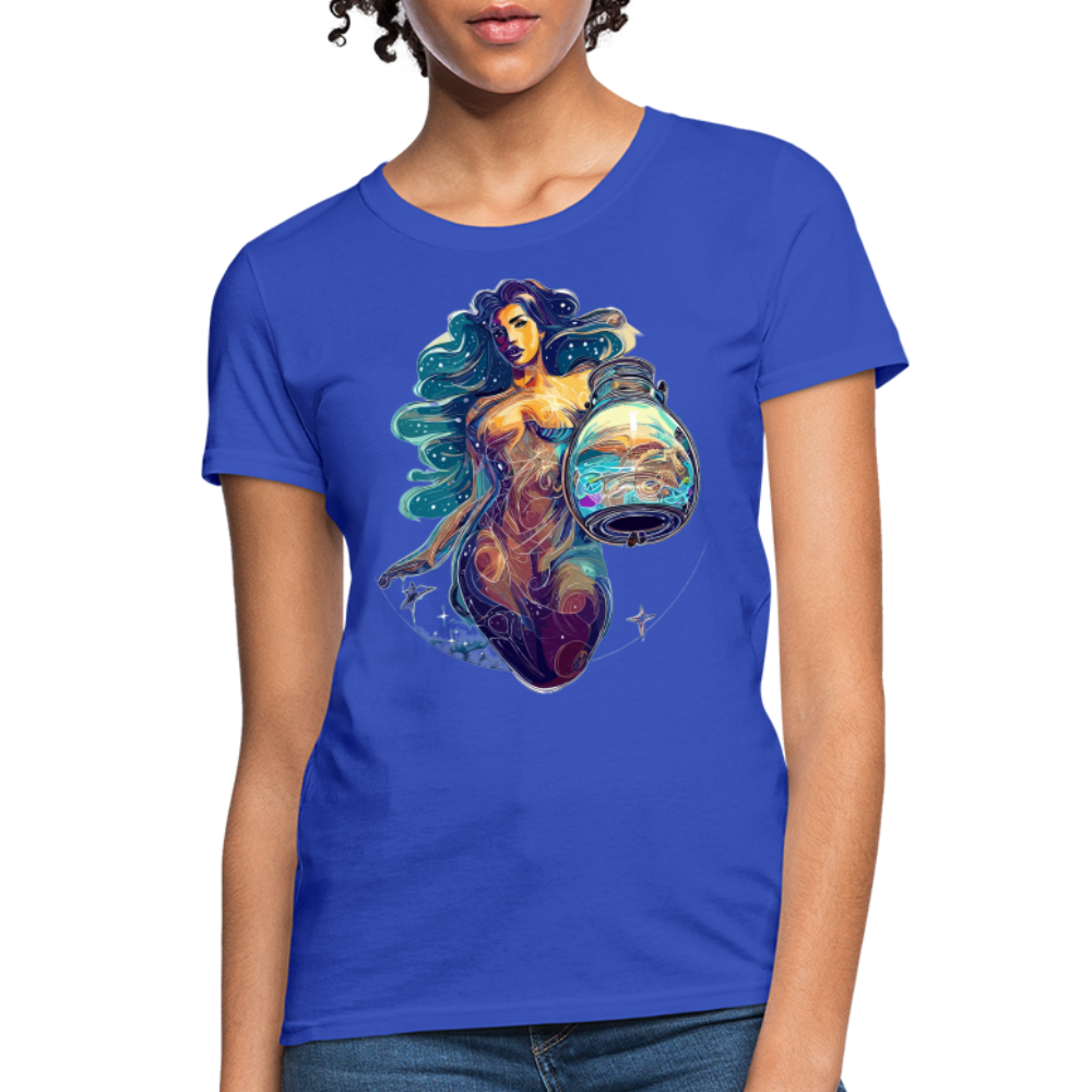 Women's Mythical Aquarius T-Shirt - royal blue