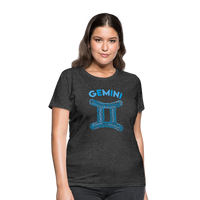 Thumbnail for Women's Power Words Gemini T-Shirt - heather black