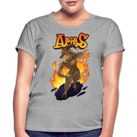 Thumbnail for Women's Aries Narihndrab Relaxed Fit T-Shirt - heather gray