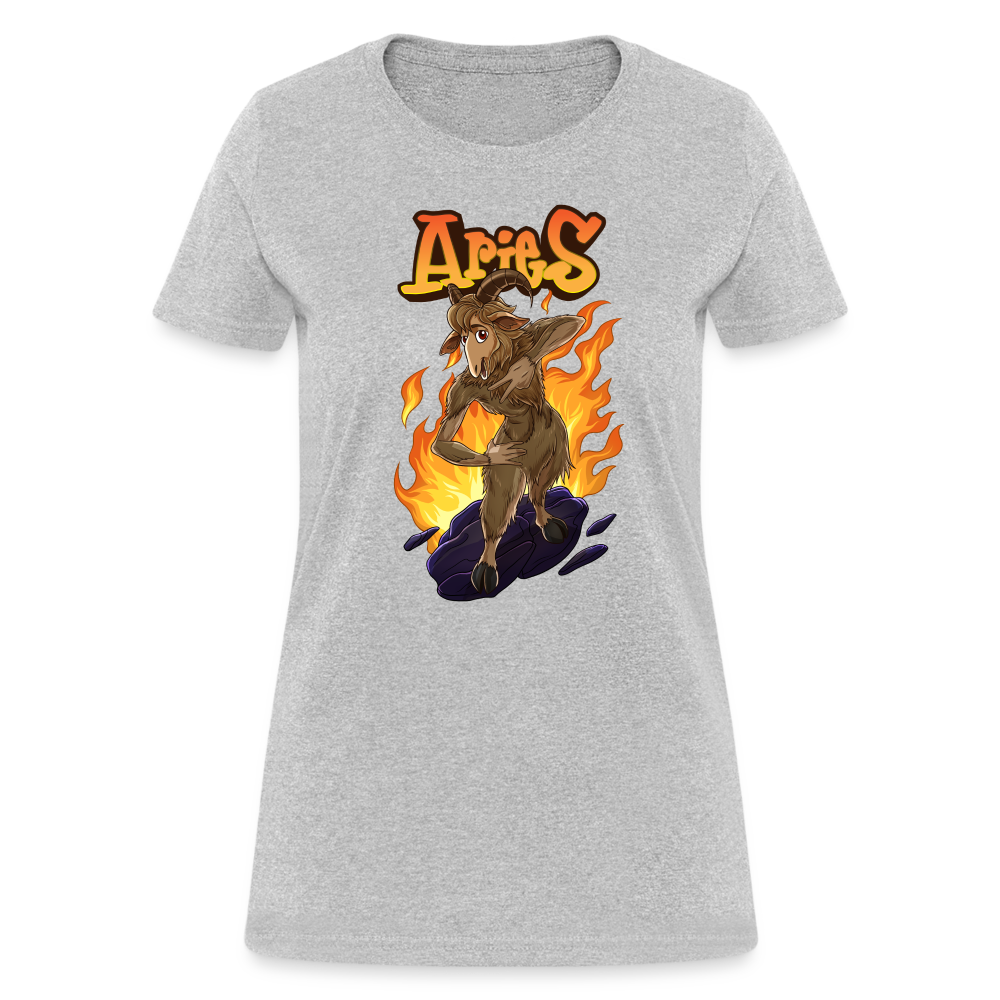 Women's Aries Narihndrab T-Shirt - heather gray