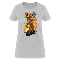 Thumbnail for Women's Aries Narihndrab T-Shirt - heather gray