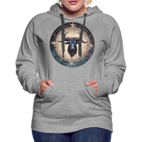 Thumbnail for Women’s Mythical Taurus Premium Hoodie - heather grey