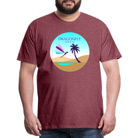 Thumbnail for Men's Dragonfly Oasis v.2 Premium T-Shirt - heather burgundy