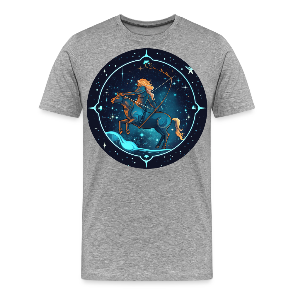 Men's Magic Sagittarius Premium T-Shirt - heather gray