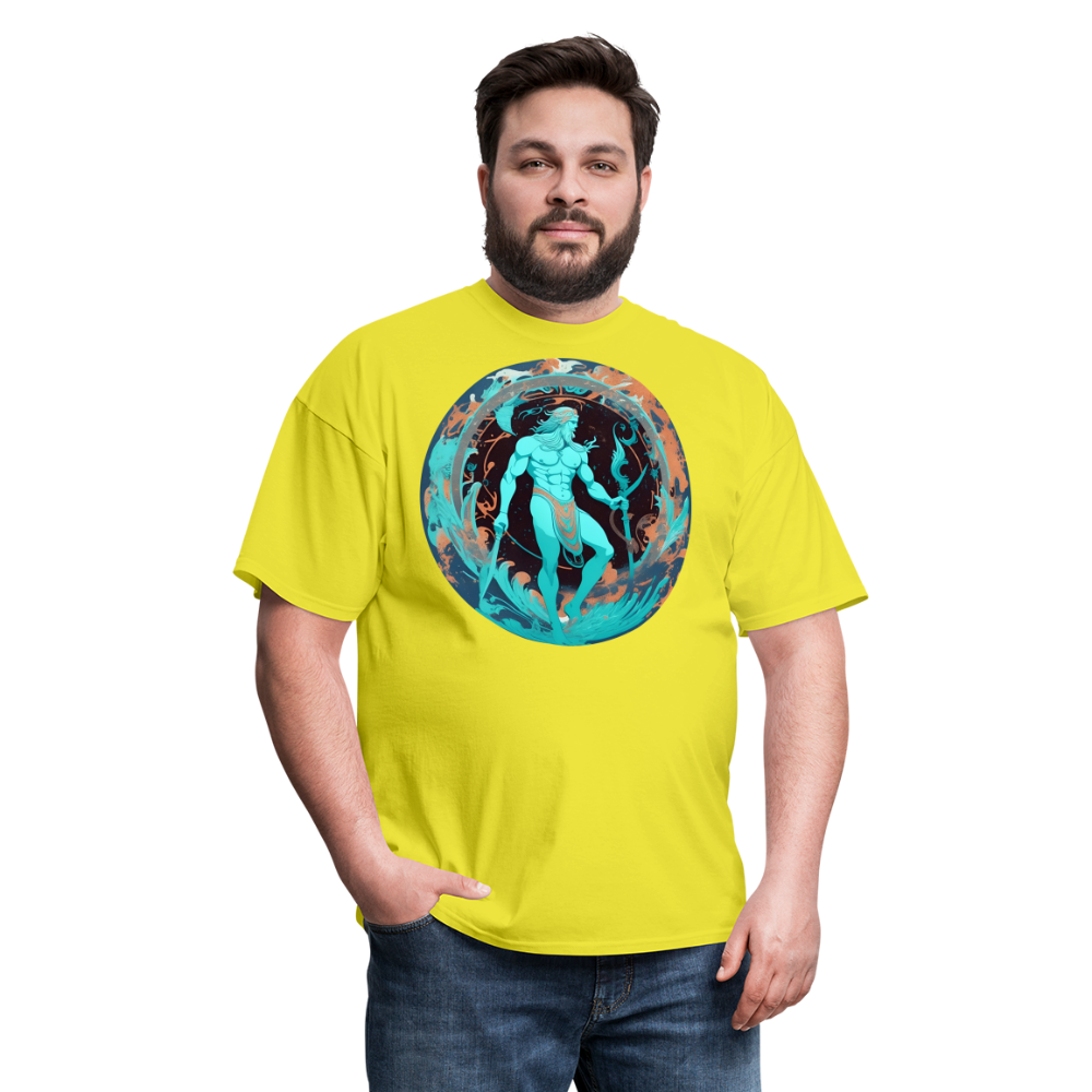 Men's Mythical Aquarius Classic T-Shirt - yellow