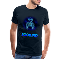 Thumbnail for Men's Scorpio Premium T-Shirt - deep navy