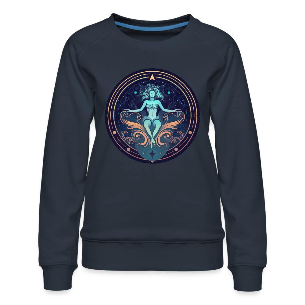 Women’s Mystic Aquarius Premium Sweatshirt - navy