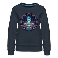 Thumbnail for Women’s Mystic Aquarius Premium Sweatshirt - navy