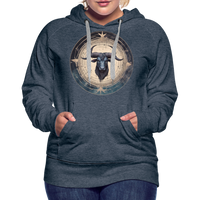 Thumbnail for Women’s Mythical Taurus Premium Hoodie - heather denim