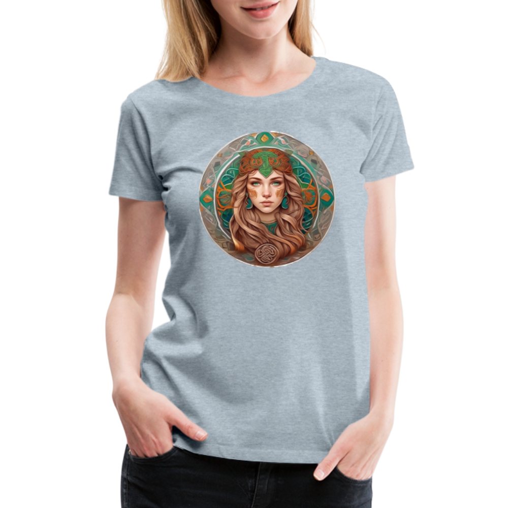 Women’s Mythical Virgo Premium T-Shirt - heather ice blue