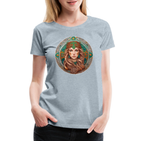 Thumbnail for Women’s Mythical Virgo Premium T-Shirt - heather ice blue