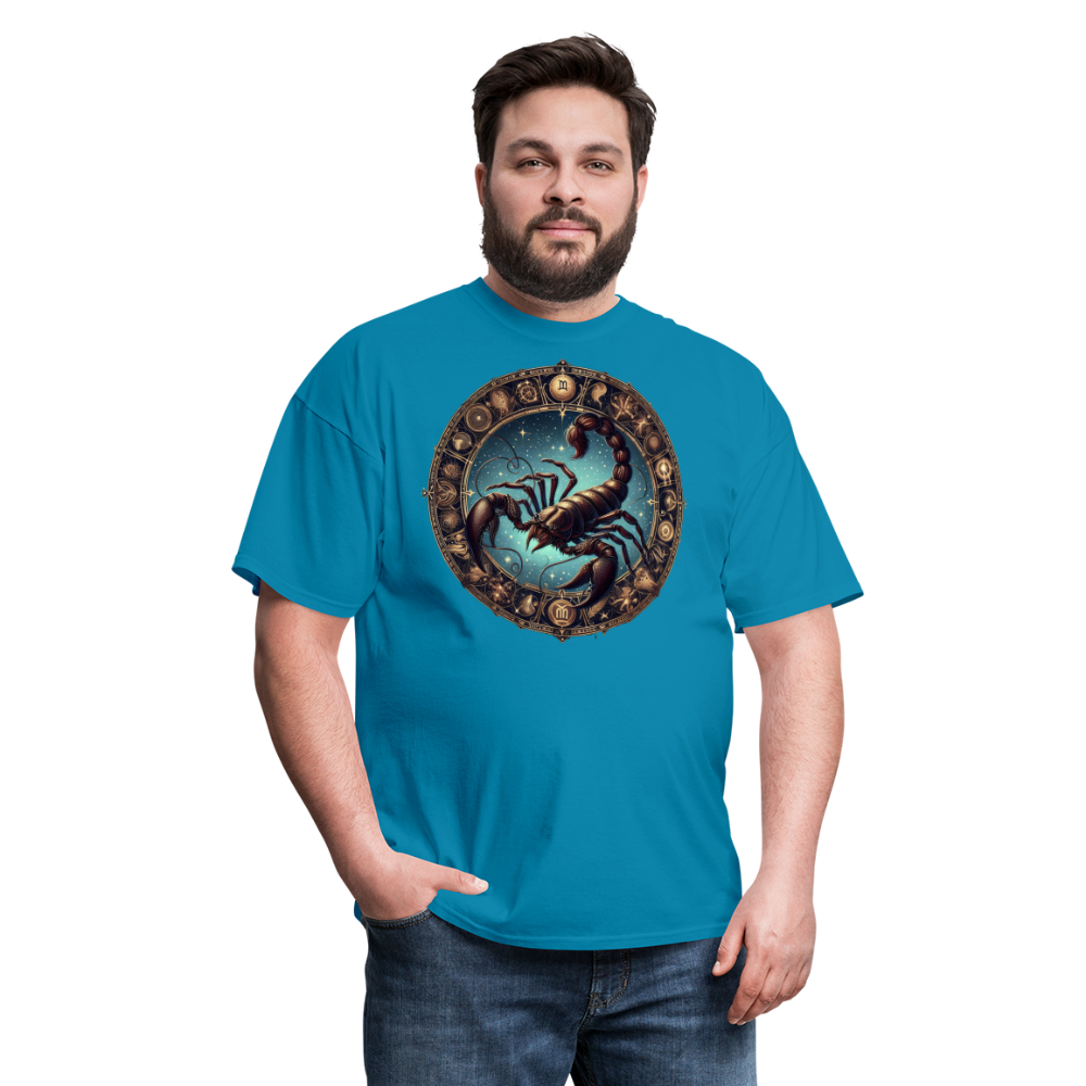 Men's Mythical Scorpio Classic T-Shirt - turquoise