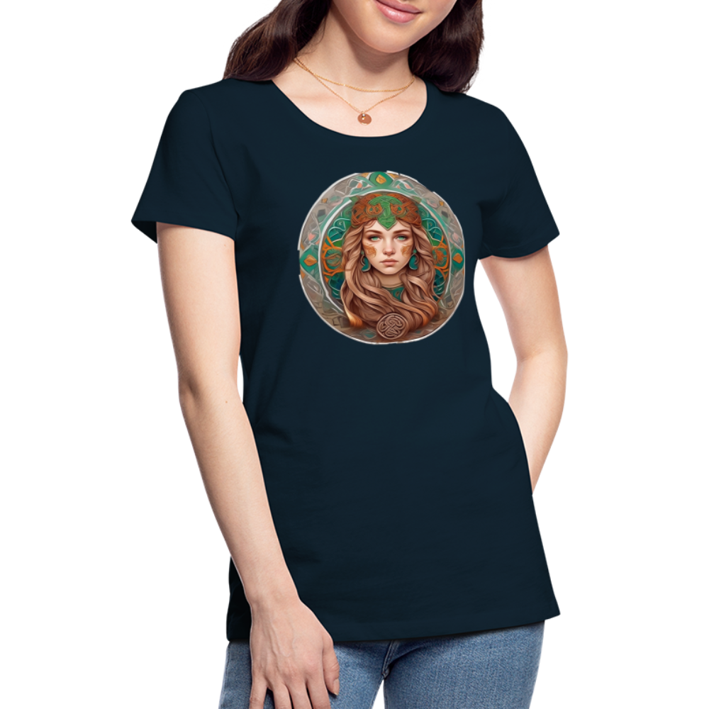 Women’s Mythical Virgo Premium T-Shirt - deep navy