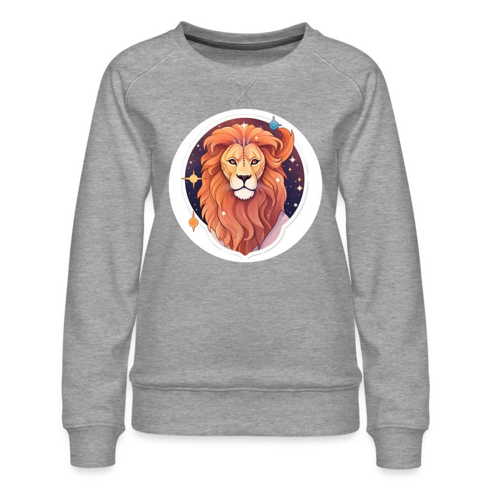 Women’s Symbol Leo Premium Sweatshirt - heather grey