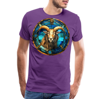 Thumbnail for Men's Mosaic Capricorn Premium T-Shirt - purple