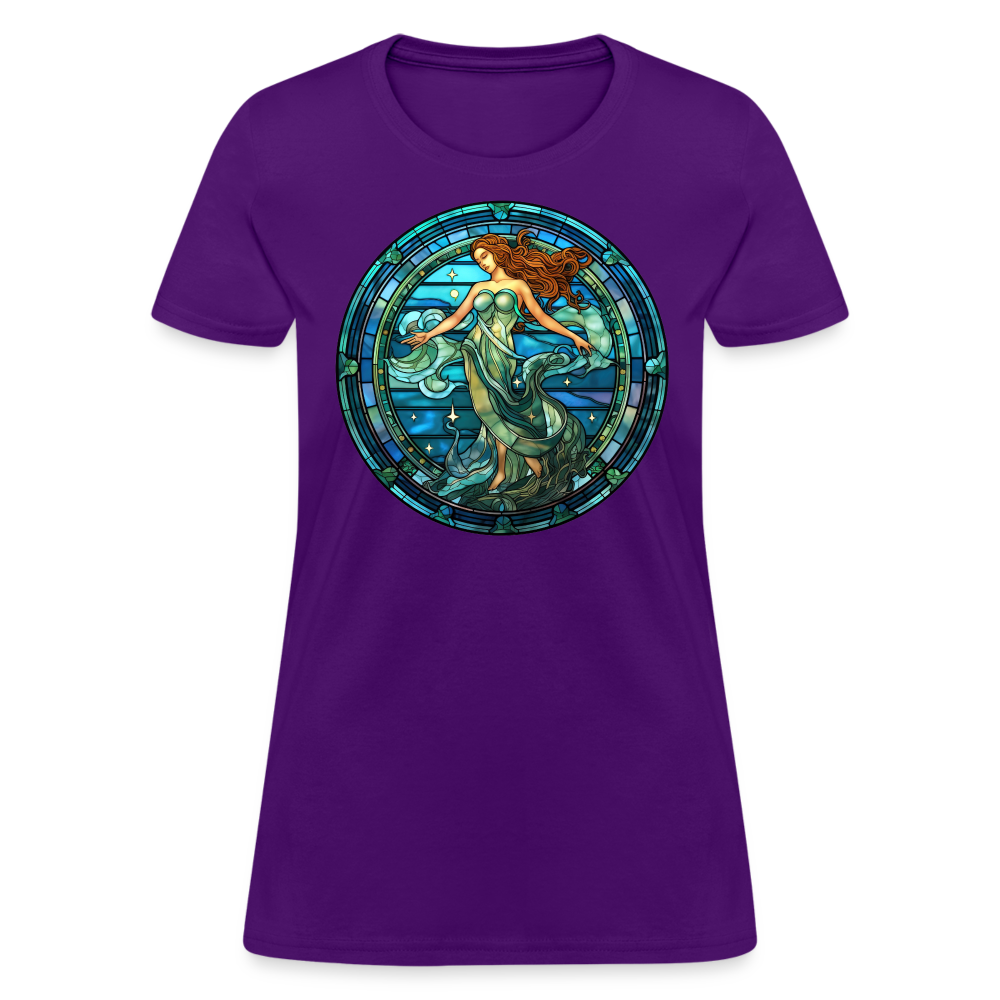 Women's Mosaic Aquarius T-Shirt - purple