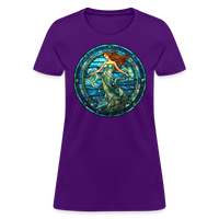 Thumbnail for Women's Mosaic Aquarius T-Shirt - purple