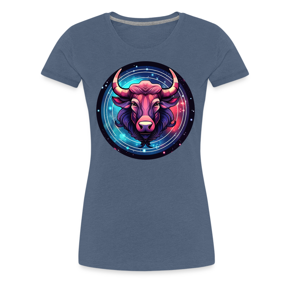 Women’s Mystic Taurus Premium T-Shirt - heather blue