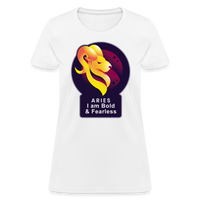 Thumbnail for Women's Glow Aries T-Shirt - white