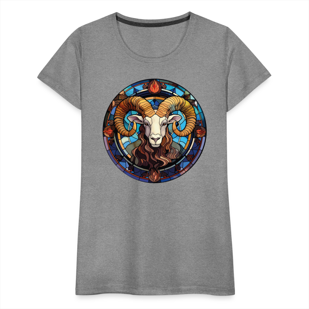 Women’s Mosaic Aries Premium T-Shirt - heather gray