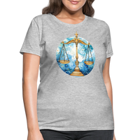 Thumbnail for Women's Mythical Libra T-Shirt - heather gray