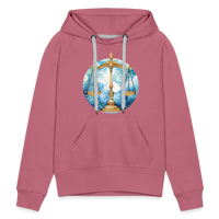 Thumbnail for Women’s Mythical Libra Premium Hoodie - mauve