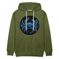 Thumbnail for Men’s Mythical Cancer Premium Hoodie - olive green