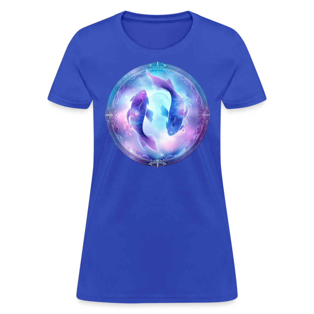 Women's Classic Pisces T-Shirt - royal blue