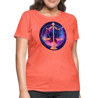 Thumbnail for Women's Magic Libra T-Shirt - heather coral