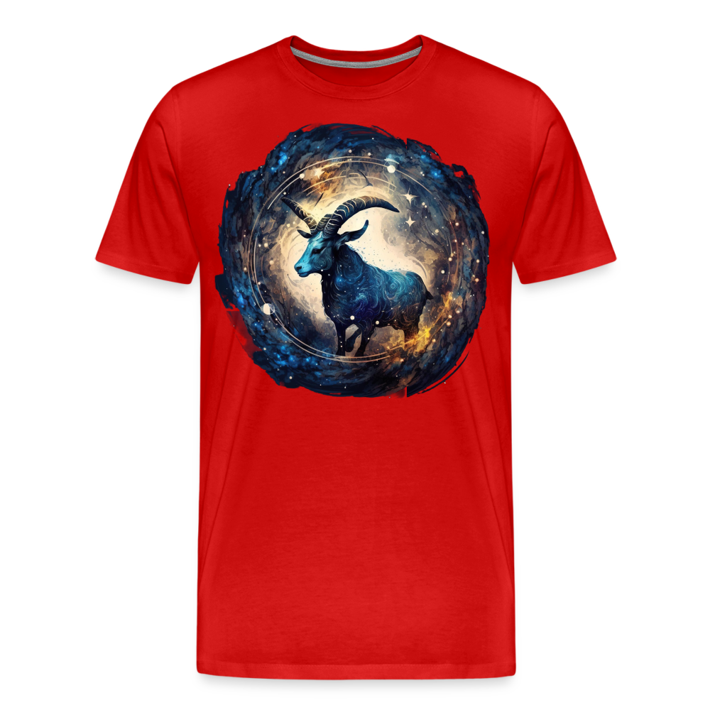 Men's Mythical Capricorn Premium T-Shirt - red