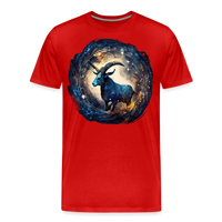 Thumbnail for Men's Mythical Capricorn Premium T-Shirt - red