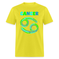 Thumbnail for Men's Power Words Cancer Classic T-Shirt - yellow