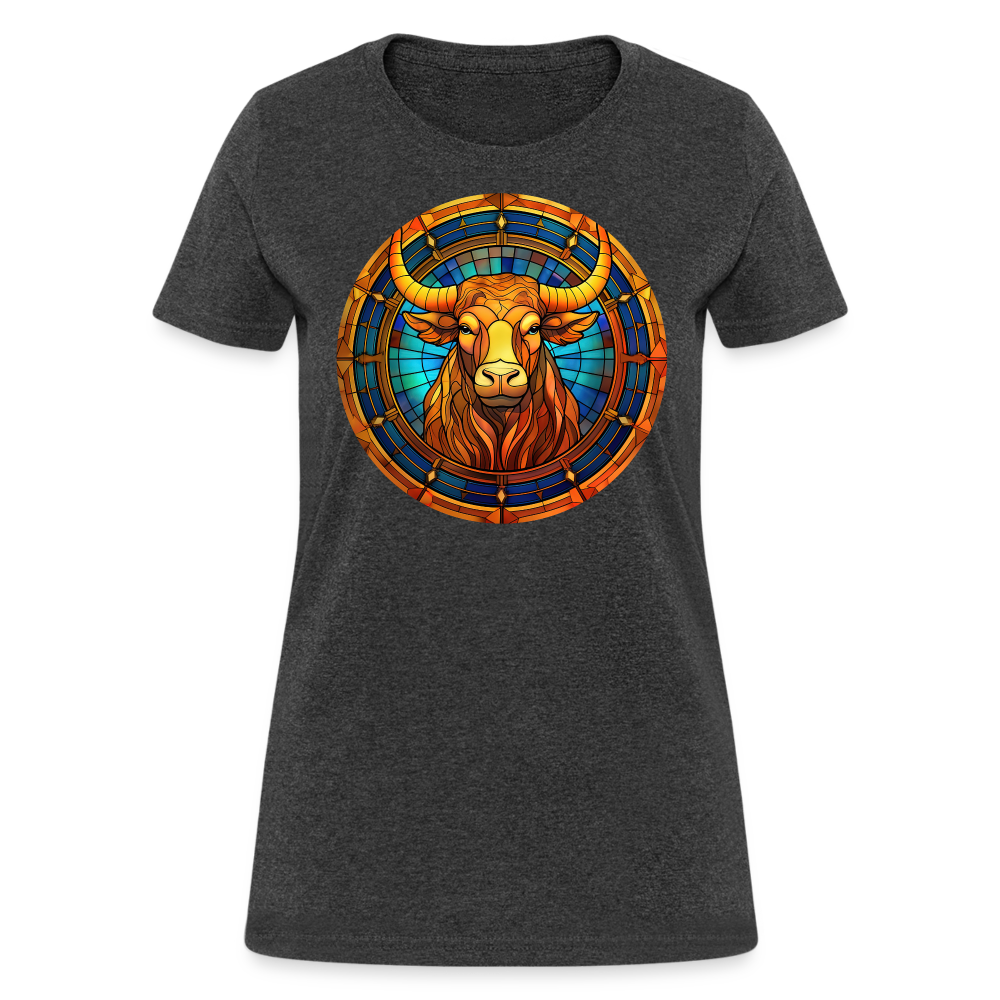 Women's Mosaic Taurus T-Shirt - heather black